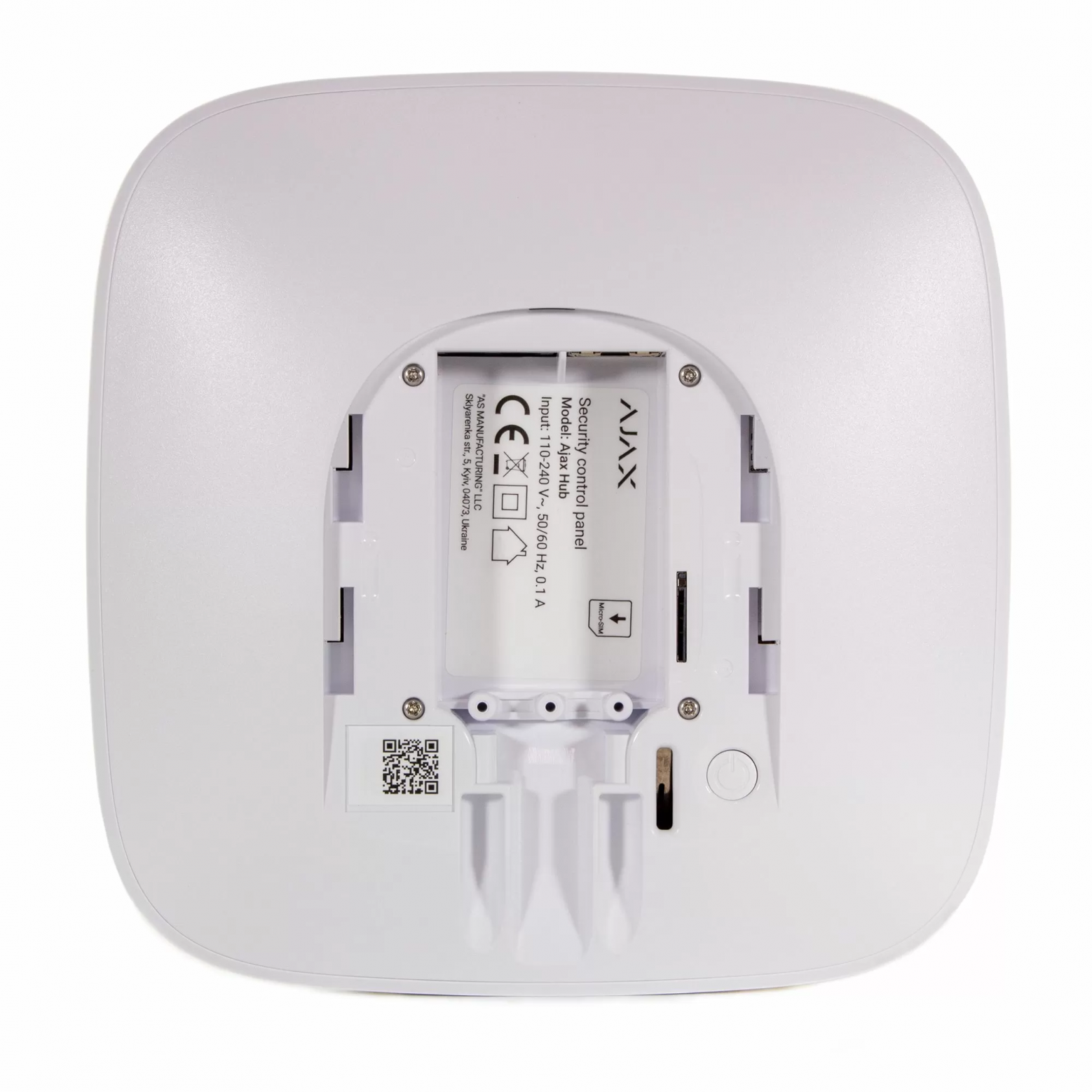 AJAX Hub 2 Système d'alarme sans fil blanc AJAX Hub 2 Système d'alarme sans fil blanc
