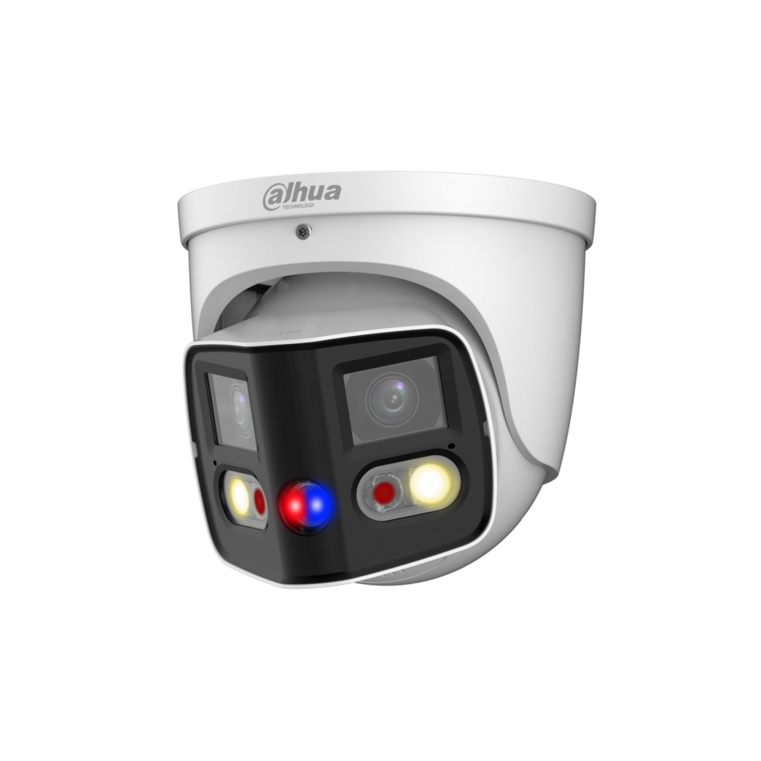 Dahua IPC-PDW3849P-A180-AS-PV - WizSense - Panorama 180° degrés - Tioc - Double-Lentille - Tourelle - 8Mp - Wit Dahua IPC-PDW3849P-A180-AS-PV - WizSense - Panorama 180° degrés - Tioc - Double-Lentille - Tourelle - 8Mp - Wit