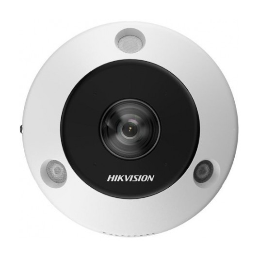 Hikvision - DS-2CD63C5G1-IVS - DeepinView - Fisheye - Objectif 1,29MM - 12MP - IP - Wit