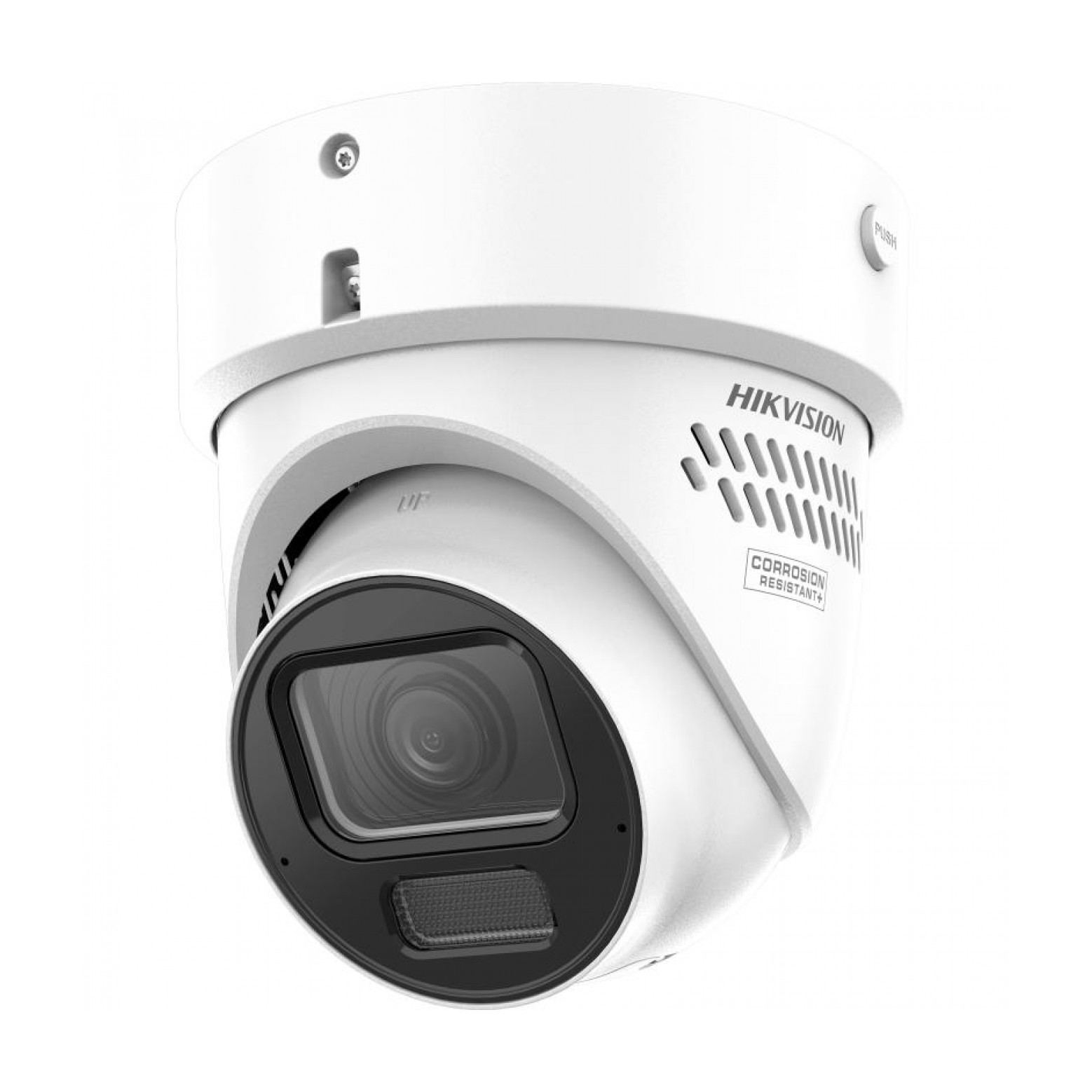 Hikvision - DS-2CD2H87G3-LIZS2UY/SL - ColorVu Hybrid - Varifocal (2.8-12mm) - Turret - 8MP - IP - Blanc Hikvision - DS-2CD2H87G3-LIZS2UY/SL - ColorVu Hybrid - Varifocal (2.8-12mm) - Turret - 8MP - IP - Blanc