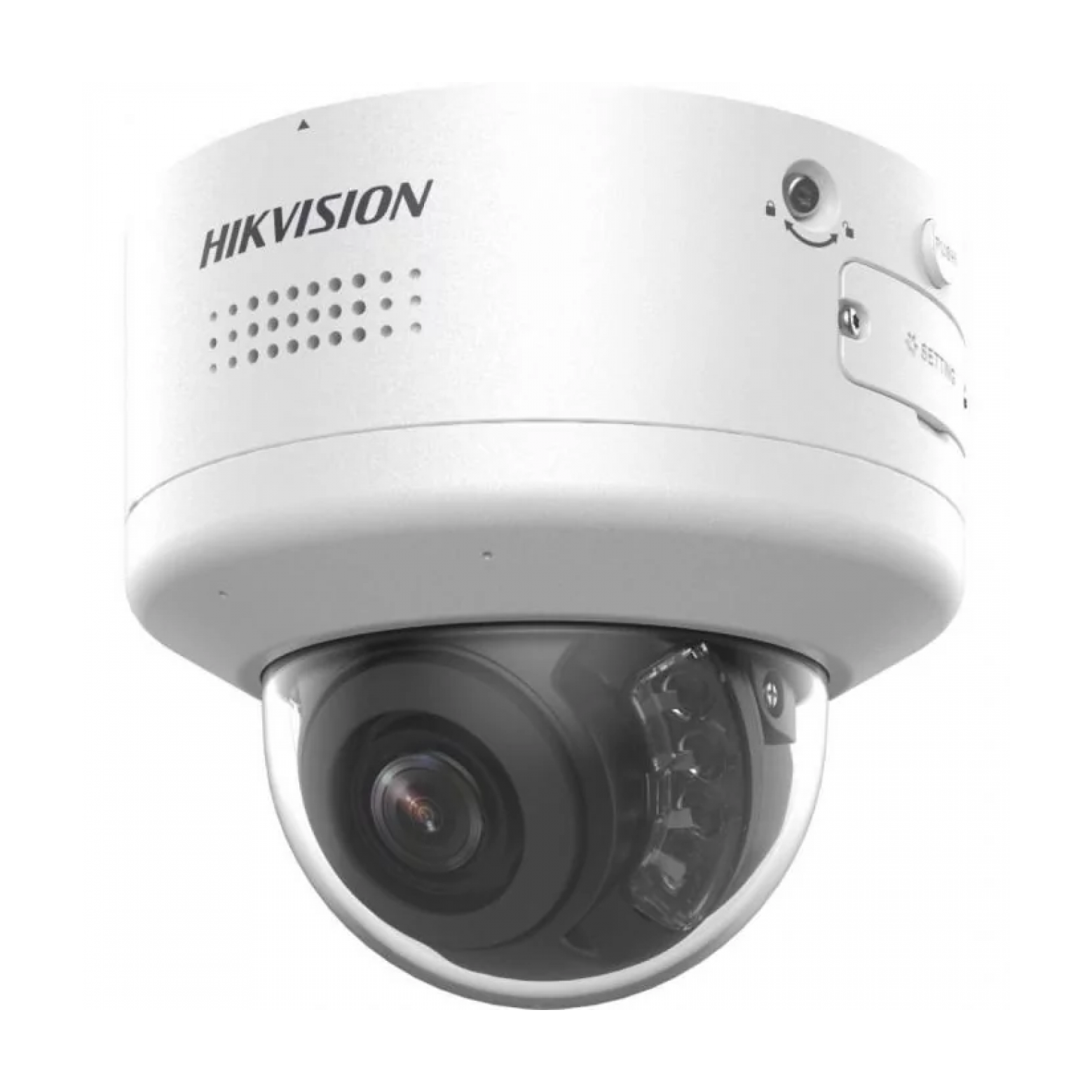 Hikvision DS-2CD2747G2H-LIPTRZS2U/SL - Colorvu Hybrid - Dôme varifocal motorisé PTRZ - 4MP - IP - Wit Hikvision DS-2CD2747G2H-LIPTRZS2U/SL - Colorvu Hybrid - Dôme varifocal motorisé PTRZ - 4MP - IP - Wit