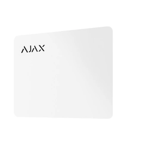 Carte AJAX pour KeyPad Plus, lot de 3 pièces, blanc