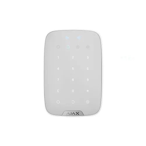 AJAX Wireless Keypad Plus With Tag Function Blanc