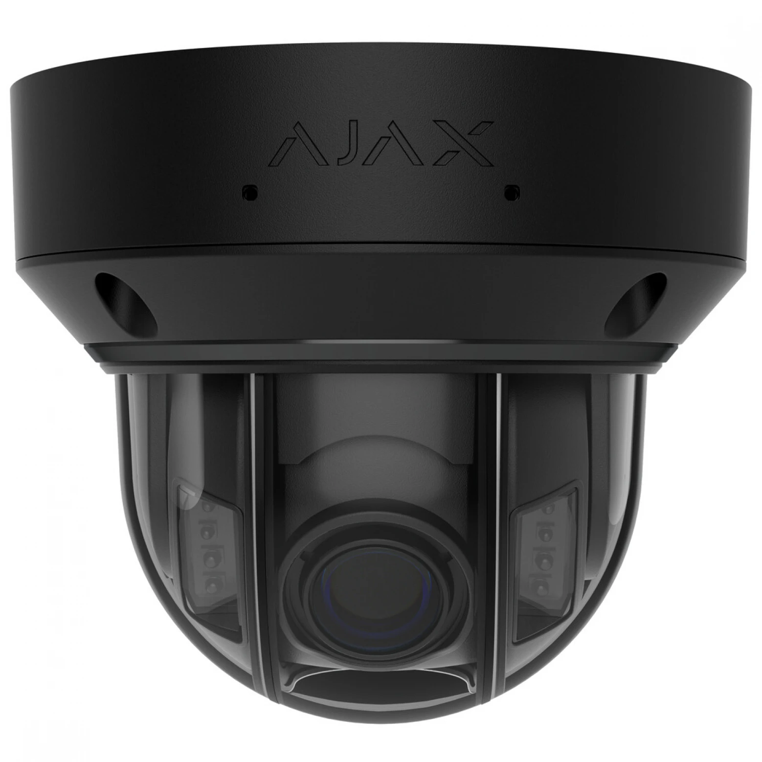 Ajax Systems - Dôme - Varifocal 2.8-12mm - 5 mégapixels - Caméra IP - Éclairage hybride - Noir