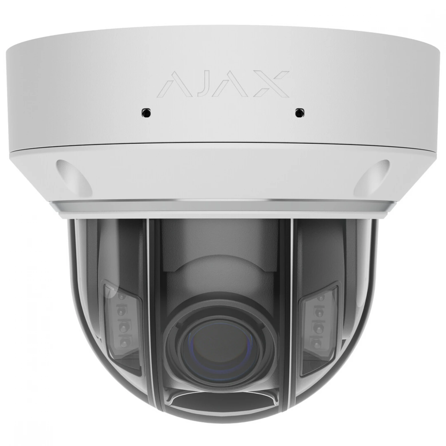 Ajax Systems - Dome - Varifocale 2,8-12 mm - 8 mégapixels - Caméra IP - Éclairage hybride - Blanc