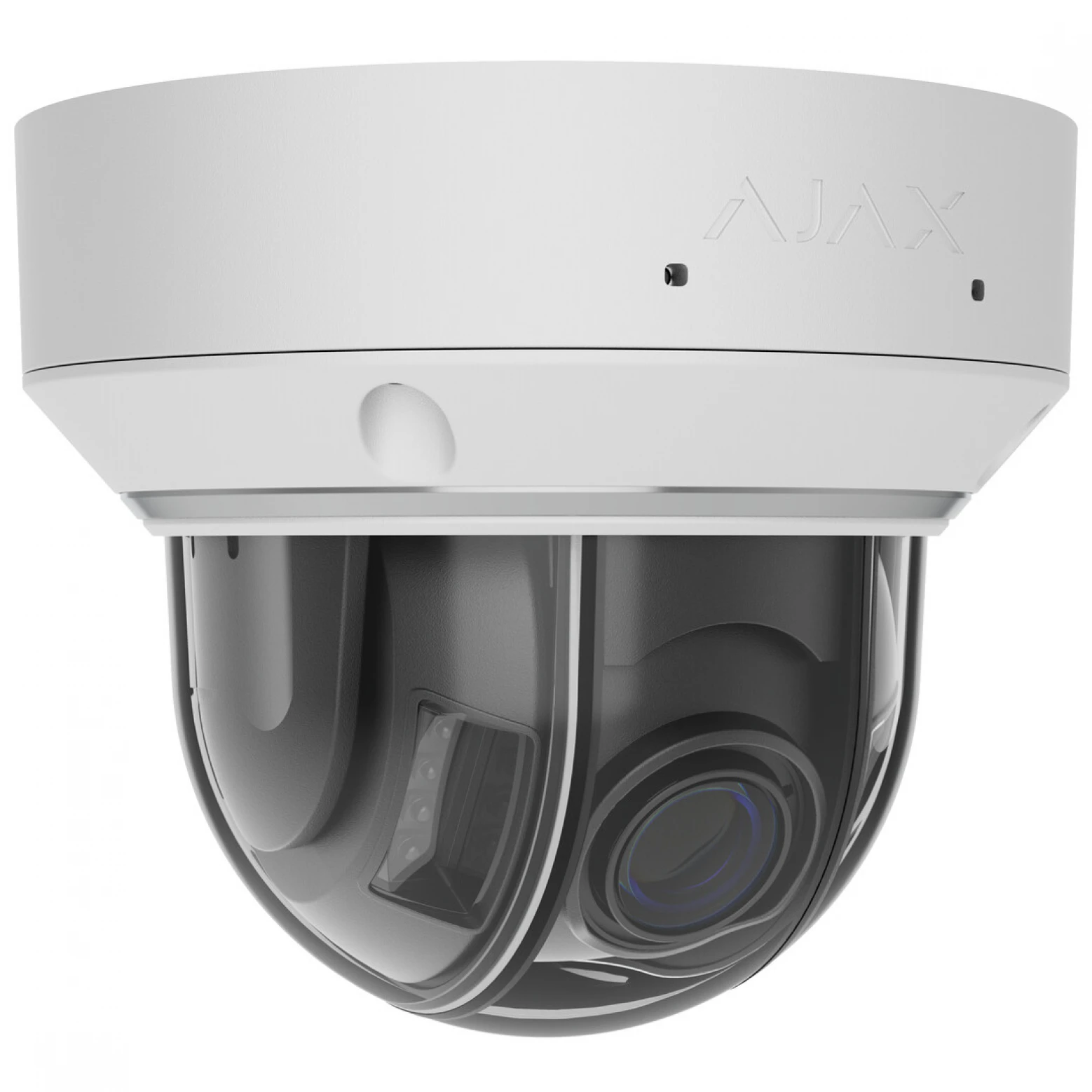 Ajax Systems - Dome - Varifocale 2,8-12 mm - 8 mégapixels - Caméra IP - Éclairage hybride - Blanc
