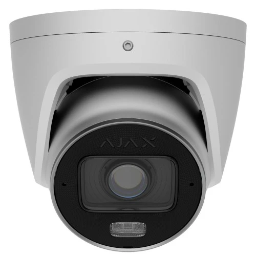Ajax Systems - Turret - 8 mégapixels - Caméra IP - Objectif varifocal 2,8-12 mm - Éclairage hybride - Blanc