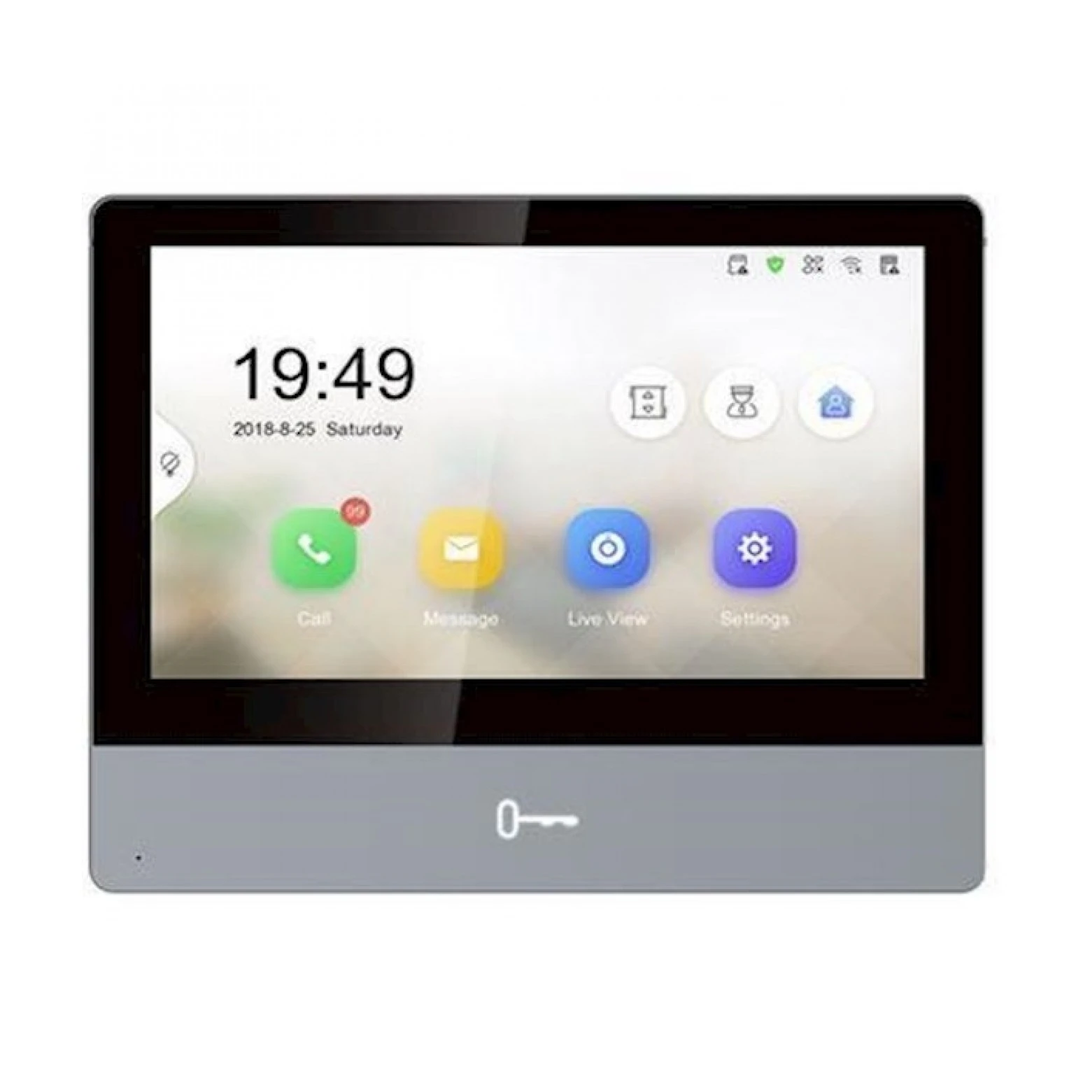 Hikvision DS-KH8350-WTE1 Unité intérieure de moniteur d'interphone de 7 pouces