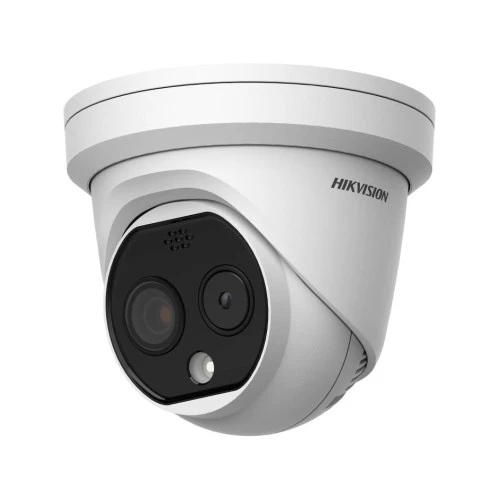 Hikvision DS-2TD1228-2/QA - Série Heatpro - DeepinView - Thermique - Turret - 4MP - Wit