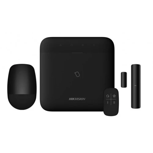 Hikvision DS-PWA96-KIT-WE, Kit de démarrage AxPro avec 4G, LAN Noir