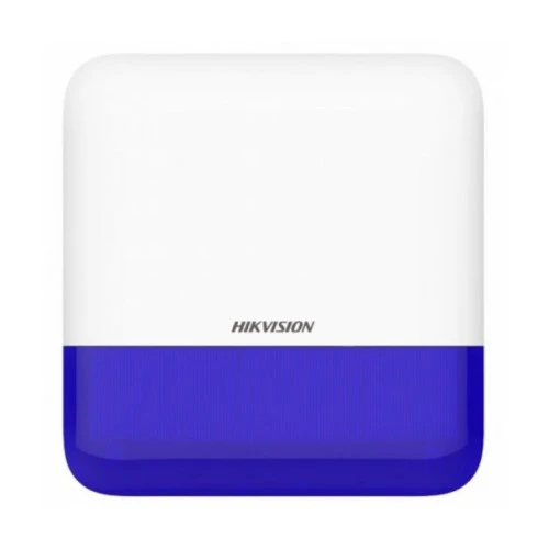 Hikvision DS-PS1-E-WE Sirène extérieure sans fil avec flash Bleu
