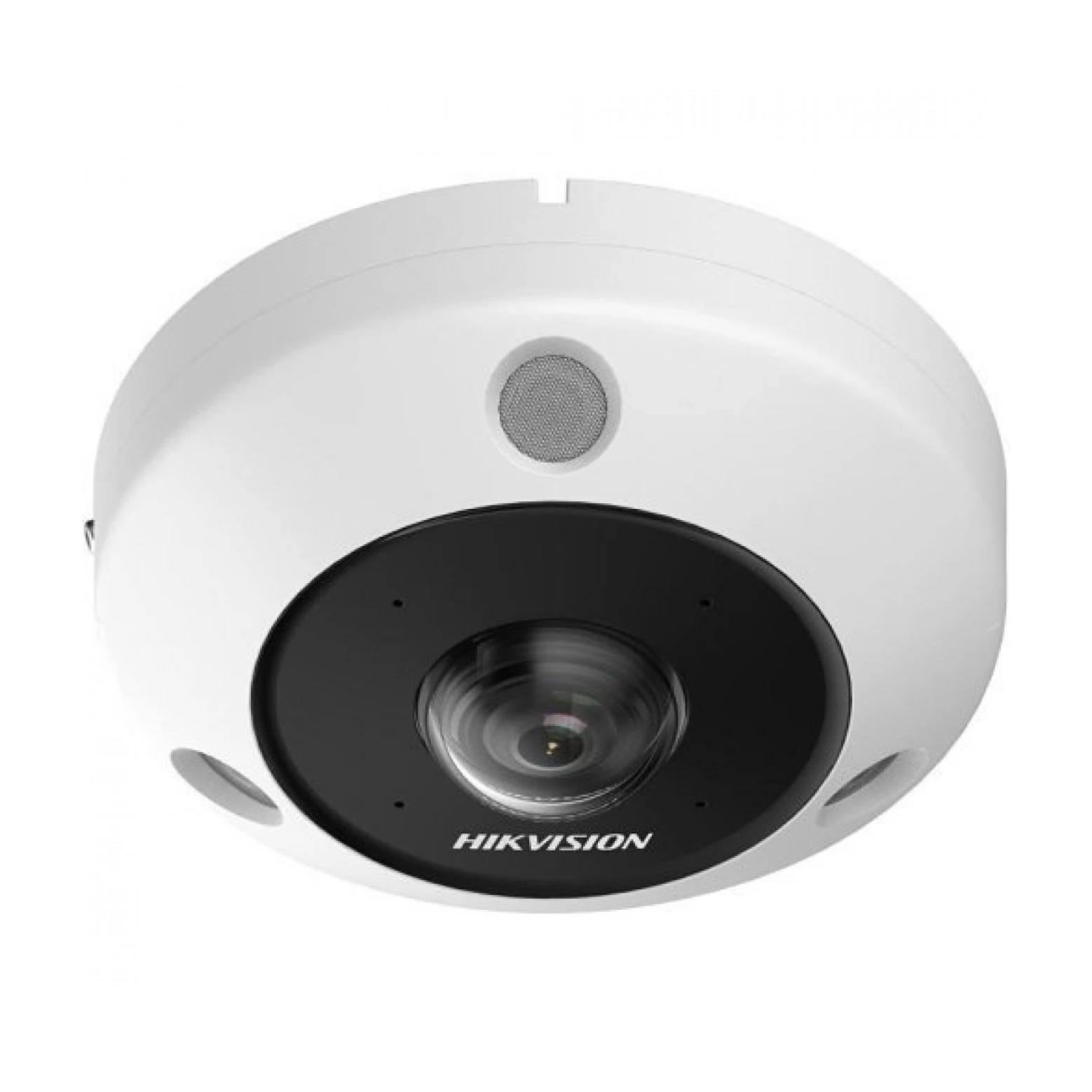 Hikvision - DS-2CD63C5G1-IVS - DeepinView - Fisheye - Objectif 1,29MM - 12MP - IP - Wit
