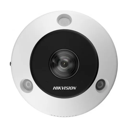Hikvision - DS-2CD63C5G1-IVS - DeepinView - Fisheye - Objectif 1,29MM - 12MP - IP - Wit