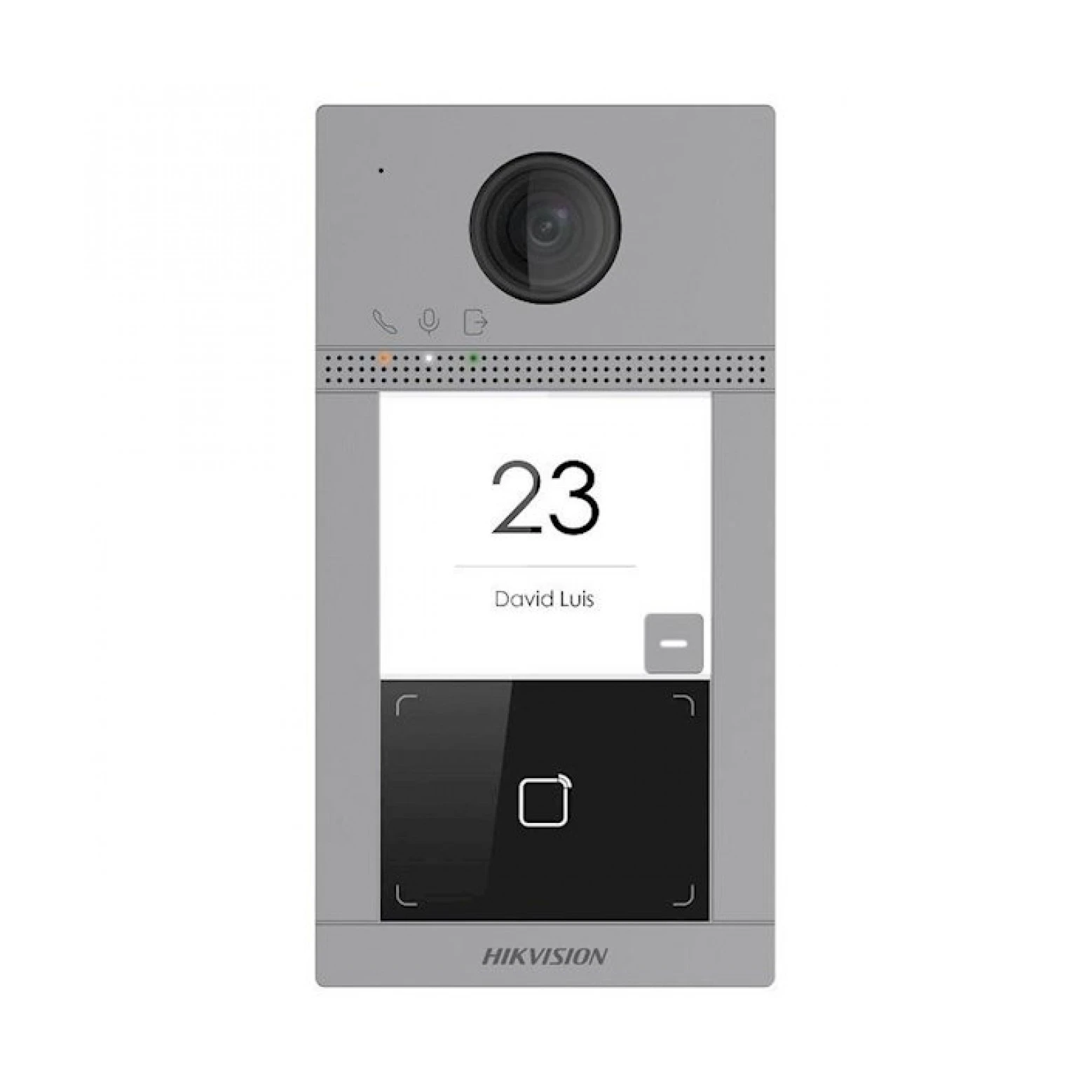 Hikvision DS-KV8113-WME1, 1 bouton poussoir de sonnerie, interphone avec éclairage IR