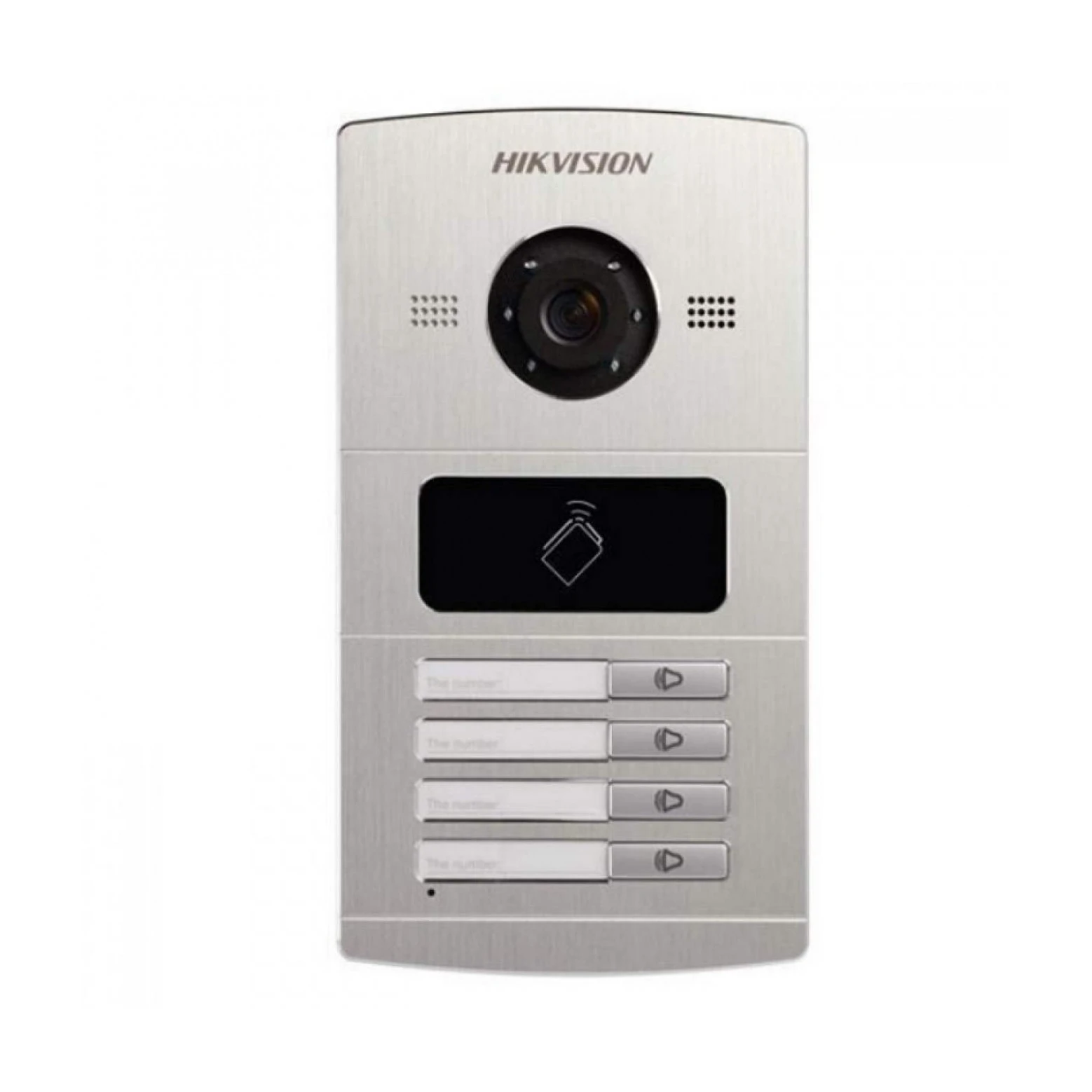 Hikvision DS-KV8402-IM Poste avancé avec 4 cloches et éclairage IR