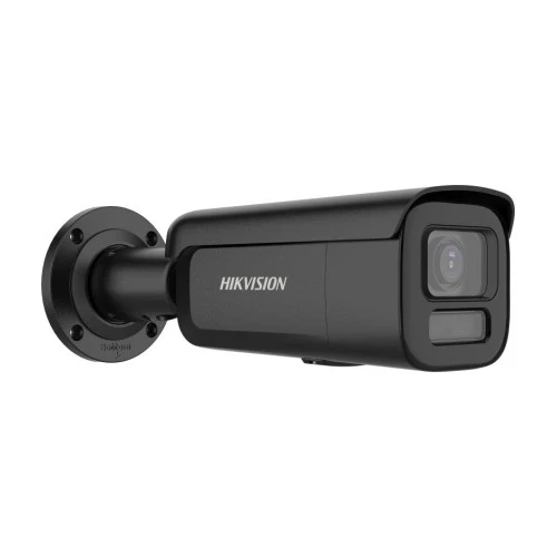 Hikvision DS-2CD2647G3T-LIZSY – 4 MP - ColorVu 3.0 - Caméra bullet IA – 2,8–12 mm – Smart Hybrid Light – AcuSense – Vision nocturne jusqu'à 60 m - Noir