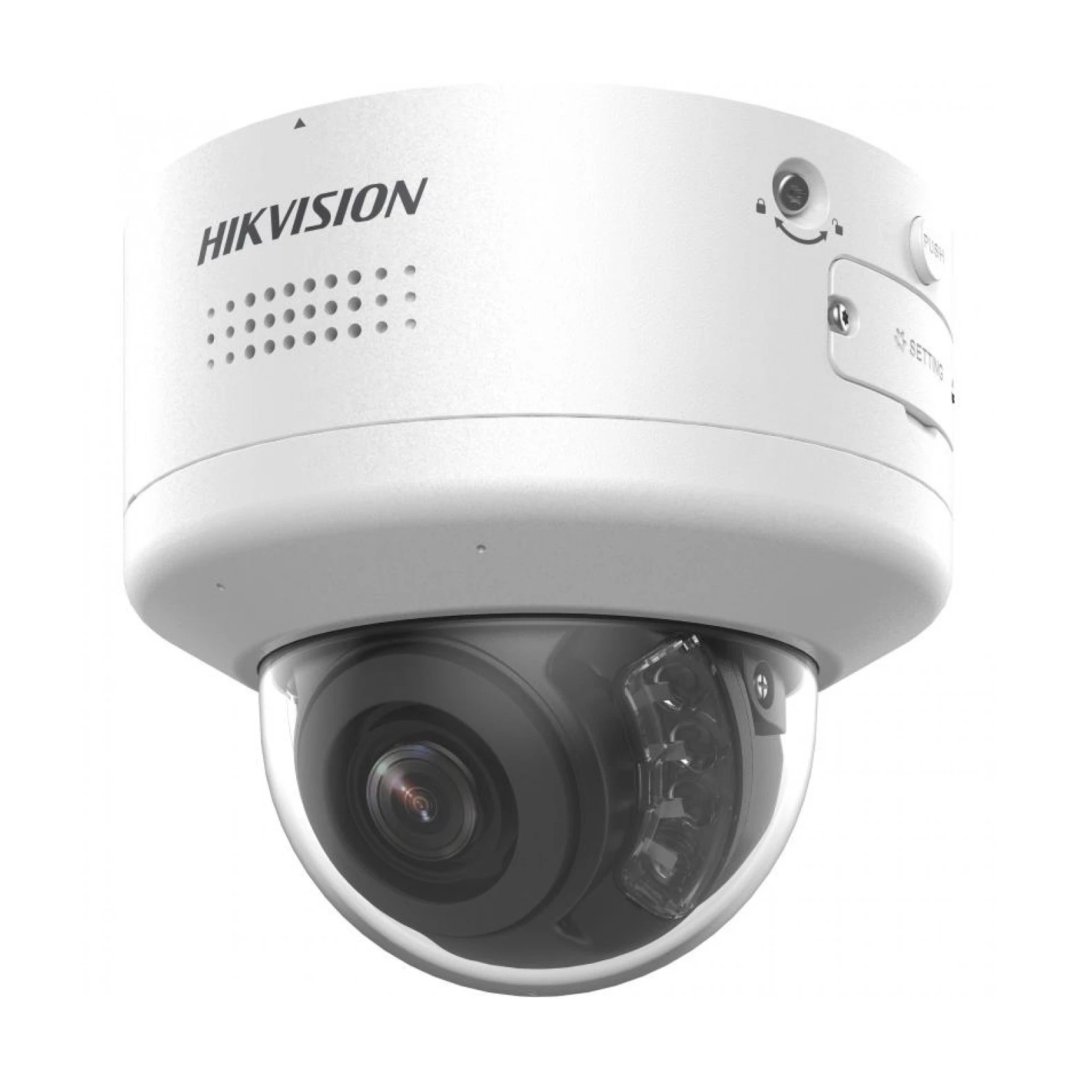 Hikvision DS-2CD2787G2H-LIPTRZ2U/SL - 8MP - ColorVu - PTRZ - Dôme anti-vandale - 2.8-12mm - Motor zoom lens - Blanc