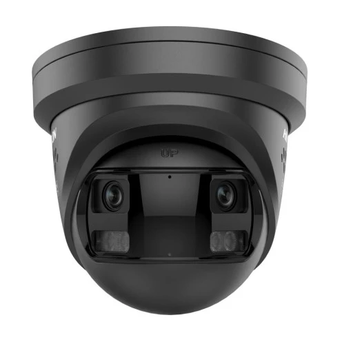 Hikvision - DS-2CD23127G3P-LIS2UY/SL - 12 MP - Panorama à 180° - ColorVu 3.0 - AcuSense 3.0 - Caméra - Noir