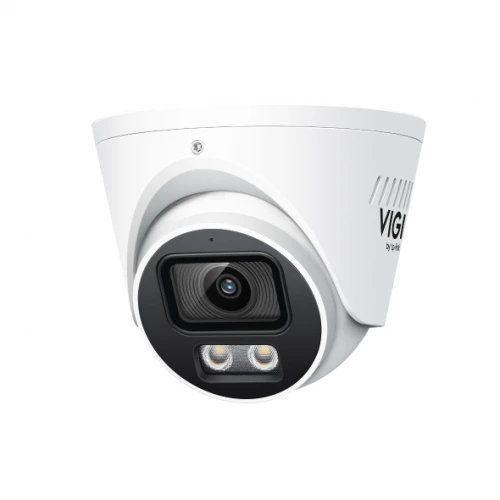 VIGI By TP-link - InSight S445S - 4 MP - ColorPro 2.0 - IA - Caméra dôme - avec dissuasion active - Blanc