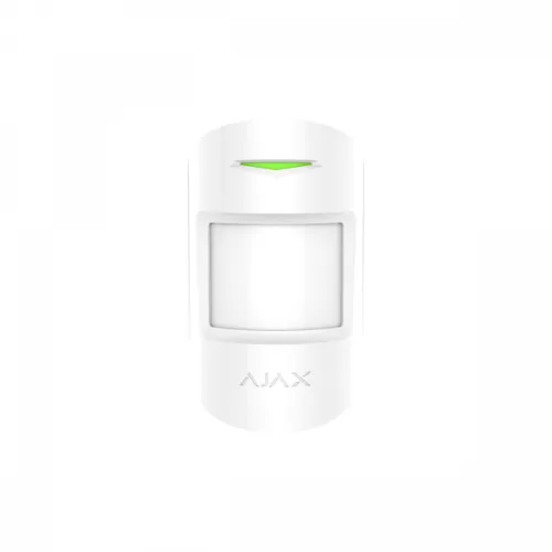 AJAX CombiProtect Détecteur de mouvement avec détecteur de bris de glace sans fil blanc