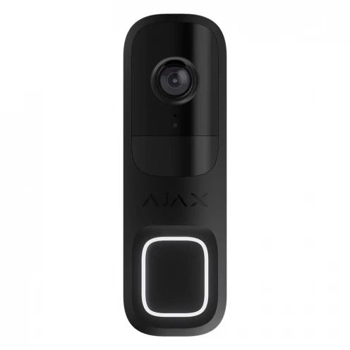 AJAX Doorbell 4 MP Camera with built-in AI and PIR Sensor Noir