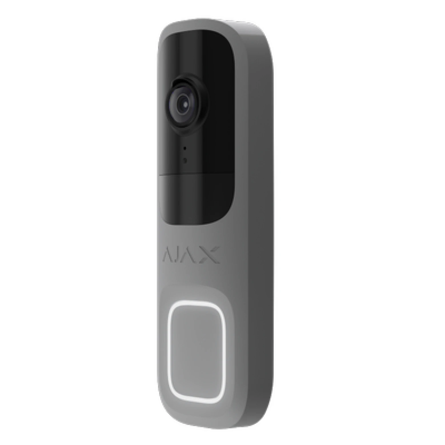 AJAX Doorbell 4 MP Camera with built-in AI and PIR Sensor Grey (Sonnette de porte AJAX 4 MP avec caméra intégrée et capteur PIR)