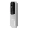 AJAX Doorbell 4 MP Camera with built-in AI and PIR Sensor White (Sonnette de porte AJAX 4 MP Caméra avec IA intégrée et capteur PIR)