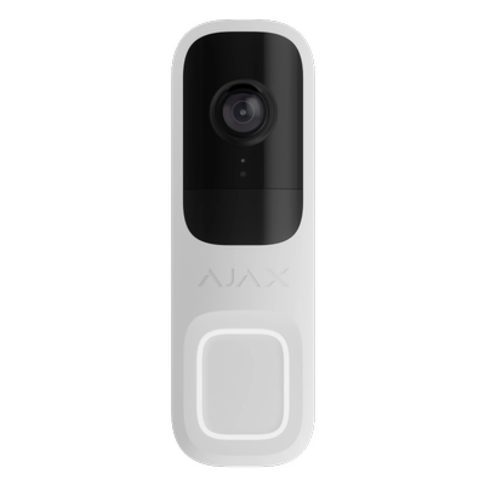 AJAX Doorbell 4 MP Camera with built-in AI and PIR Sensor White (Sonnette de porte AJAX 4 MP Caméra avec IA intégrée et capteur PIR)