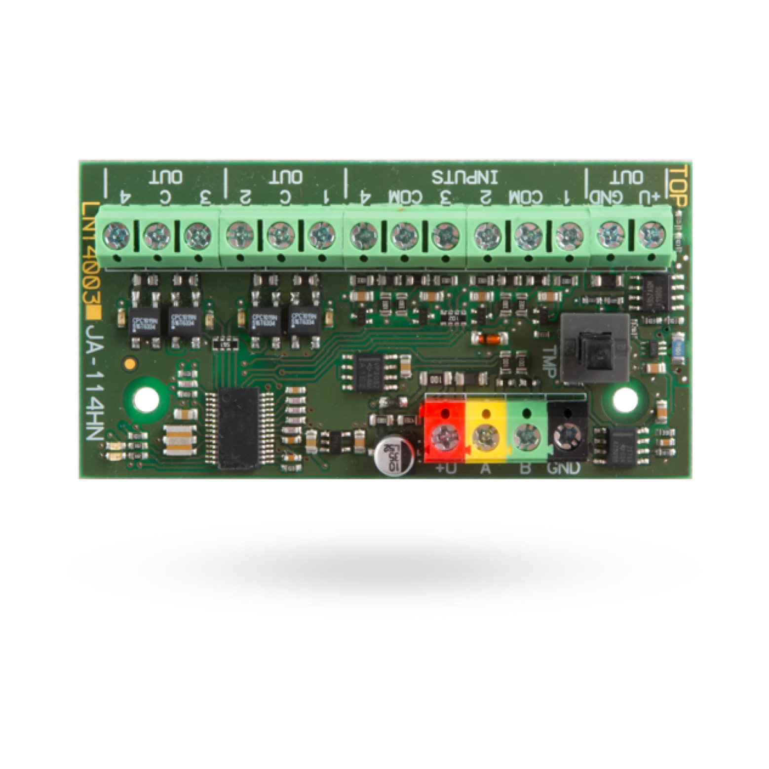 Jablotron JA-114HN Module terminal BUS câblé avec 4 entrées et 4 sorties