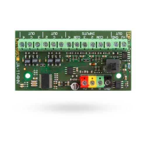 Jablotron JA-114HN Module terminal BUS câblé avec 4 entrées et 4 sorties