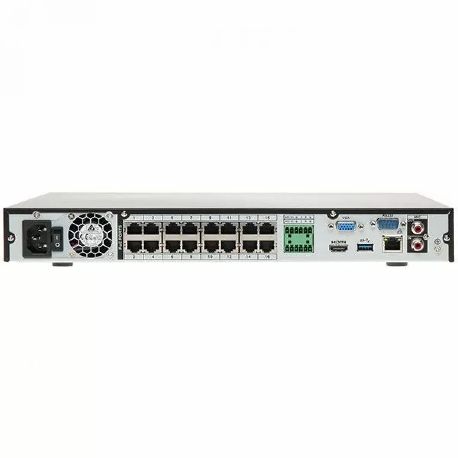 Dahua NVR5232-16P-EI - WizSense - Enregistreur vidéo sur IP - 16x PoE - 32 caméras IP