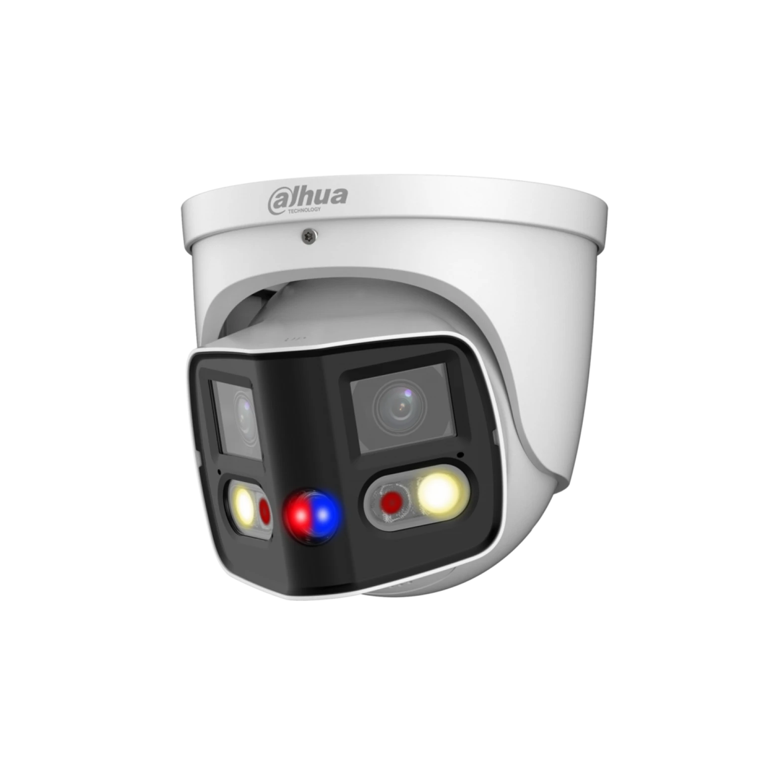 Dahua IPC-PDW3849P-A180-AS-PV  - WizSense - Panorama 180° degrés - Tioc - Double-Lentille - Tourelle - 8Mp - Wit