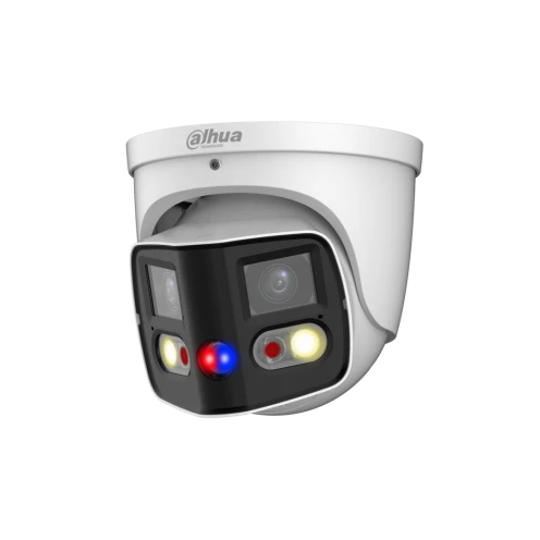 Dahua IPC-PDW3849P-A180-AS-PV  - WizSense - Panorama 180° degrés - Tioc - Double-Lentille - Tourelle - 8Mp - Wit