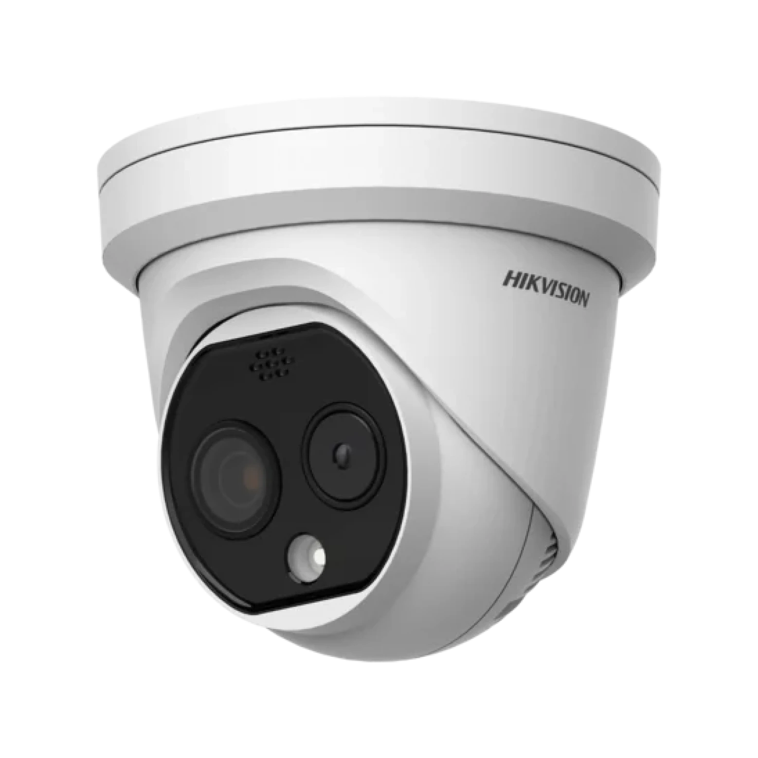 Hikvision - DS-2TD1217-3/QA - DeepinView - Bi-spectre thermique - Strobe - Audio - Tourelle - IP - Wit