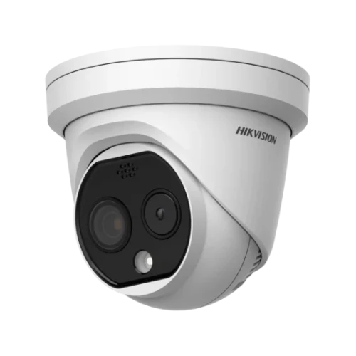 Hikvision - DS-2TD1217-2/QA - DeepinView - Bi-spectre thermique - Strobe - Audio - 2MM - Tourelle - IP - Wit