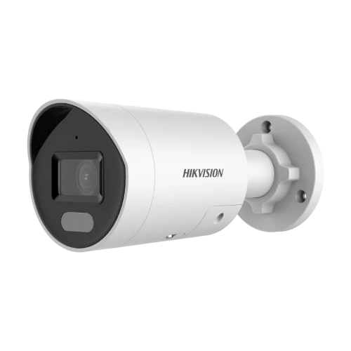 Hikvision DS-2CD2047G2-LU/SL(C), 4 Megapixel, ColorVu, Mini Bullet, 40m LED, Microfoon, Haut-parleur et Lumière Strobe