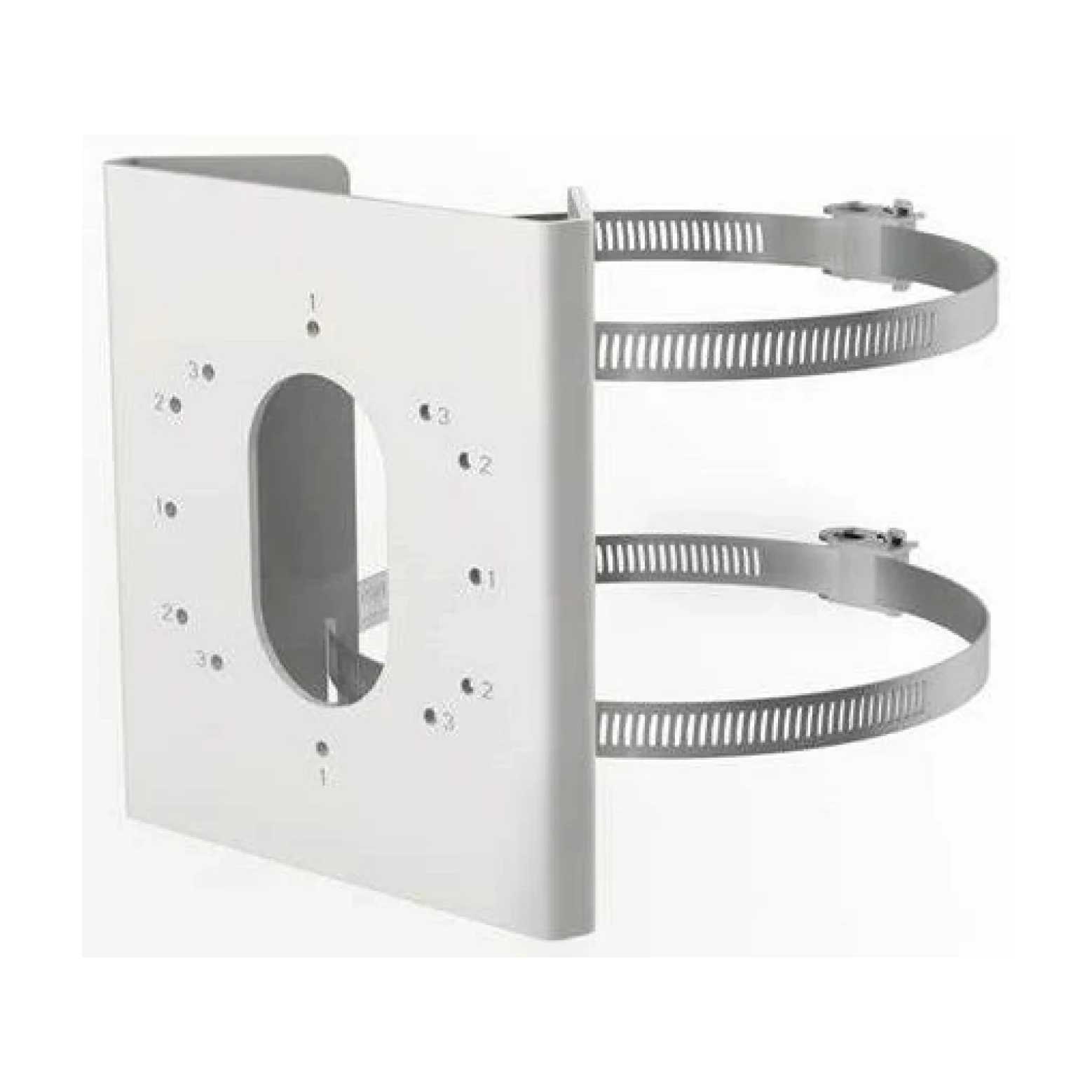 Hikvision DS-1275ZJ-S-SUS Fixation sur poteau - Blanc