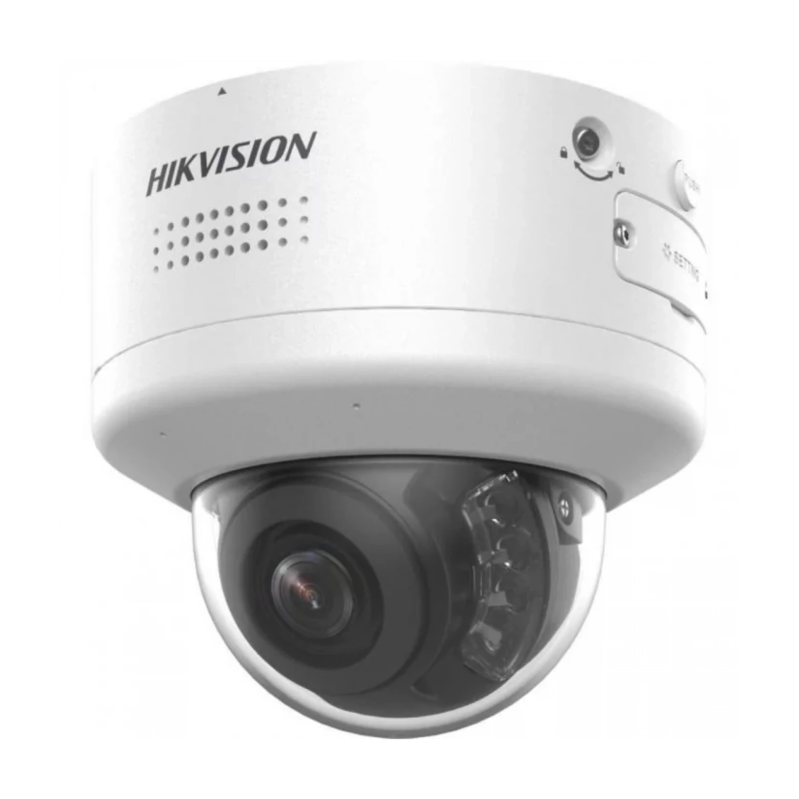 Hikvision DS-2CD2747G2H-LIPTRZS2U/SL - Colorvu Hybrid - Dôme varifocal motorisé PTRZ - 4MP - IP - Wit
